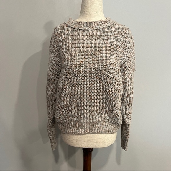 Point Sur Small Cozy Knitted Sweater - Multi Color - Picture 1 of 5